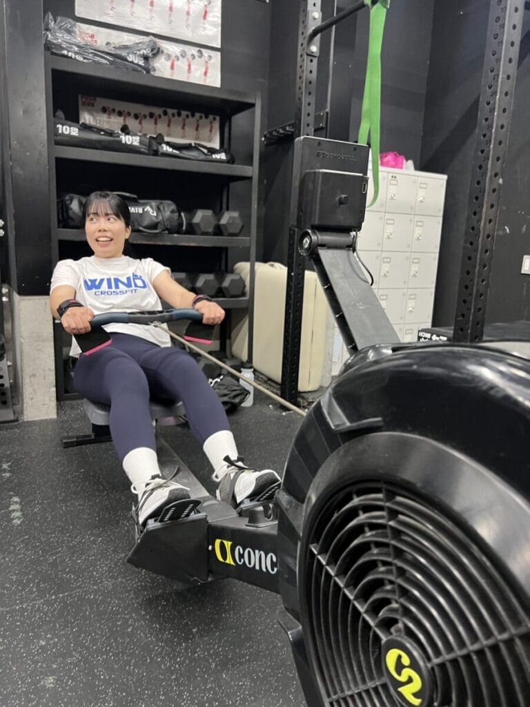 HYROX認定ジムのローイング