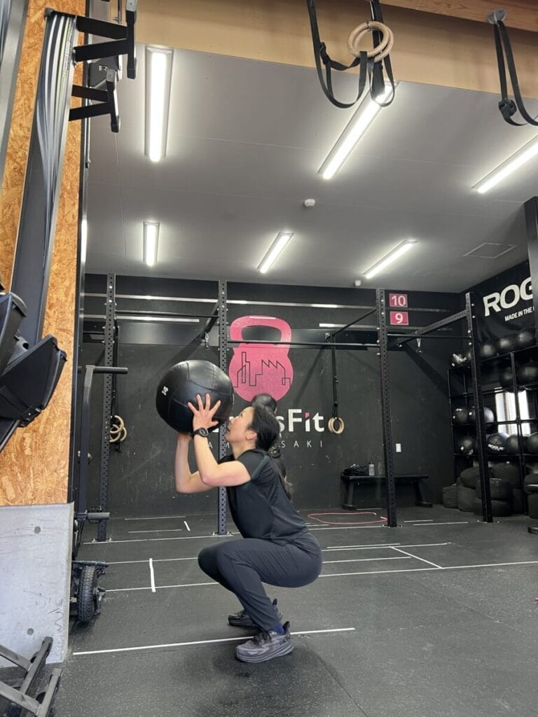 HYROX認定ジムのウォールボール